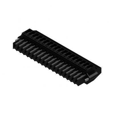 WEIDMULLER BL 3.50/18/90F SN BK BX Wtyk PCB (złącze wiązki), 3.50 mm, Liczba biegunów: 18, Przyłącze z jarzmem 1639400000 /24szt./ (1639400000)