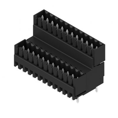 WEIDMULLER SLD 3.50V/24/180G 4.5SN BK BX Wtyki PCB (złącza płyty), 3.50 mm, Liczba biegunów: 24, kąt odejścia: 180° 1641780000 /10szt./ (1641780000)