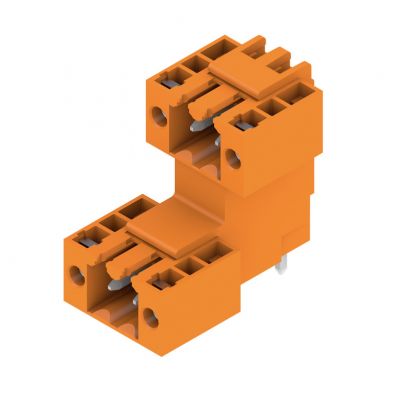 WEIDMULLER SLD 3.50 V/04/90F 3.2 SN OR BX Wtyki PCB (złącza płyty), 3.50 mm, Liczba biegunów: 4, kąt odejścia: 90° 1642370000 /50szt./ (1642370000)