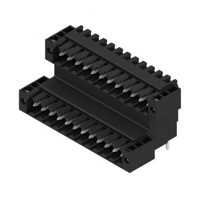 WEIDMULLER SLD 3.50 V/24/90F 4.5 SN BK BX Wtyki PCB (złącza płyty), 3.50 mm, Liczba biegunów: 24, kąt odejścia: 90° 1643150000 /10szt./ (1643150000)
