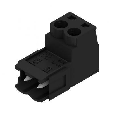 WEIDMULLER SLS 5.08/02/180B SN BK BX Wtyk PCB (złącze wiązki), 5.08 mm, Liczba biegunów: 2, Przyłącze z jarzmem 1645230000 /150szt./ (1645230000)