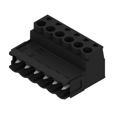 WEIDMULLER SLS 5.08/06/180B SN BK BX Wtyk PCB (złącze wiązki), 5.08 mm, Liczba biegunów: 6, Przyłącze z jarzmem 1645270000 /54szt./ (1645270000)