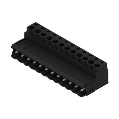 WEIDMULLER SLS 5.08/12/180B SN BK BX Wtyk PCB (złącze wiązki), 5.08 mm, Liczba biegunów: 12, Przyłącze z jarzmem 1645330000 /24szt./ (1645330000)