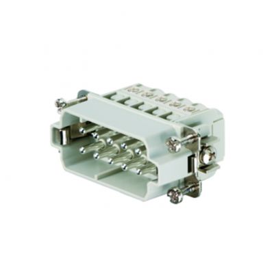 WEIDMULLER HDC HA 10 MS Wkład styku (złącza przemysłowe), złącze męskie, 250 V, 16 A, Liczba biegunów: 10, złącze śrubowe, Wielkość konstrukcyjna: 2 1650610000 /1szt./ (1650610000)