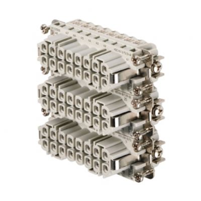 WEIDMULLER HDC HA 16 FS 33-48 Wkład styku (złącza przemysłowe), złącze żeńskie, 250 V, 16 A, Liczba biegunów: 16, złącze śrubowe, Wielkość konstrukcyjna: 5 1651020000 /1szt./ (1651020000)