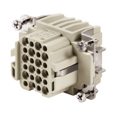 WEIDMULLER HDC HDD 24 FC Wkład styku (złącza przemysłowe), złącze żeńskie, 250 V, 10 A, Liczba biegunów: 24, Przyłącze zagniatane, Wielkość konstrukcyjna: 3 1651160000 /1szt./ (1651160000)