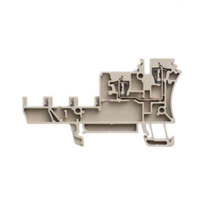 WEIDMULLER ZIA 1.5/4L-1S Złączka inicjatora/elementu wykonawczego, złącze sprężynowe, 1.5 mm², 250 V, 17.5 A, liczba przyłączeń: 2, Ciemnobeżowy 1652010000 /100szt./ (1652010000)