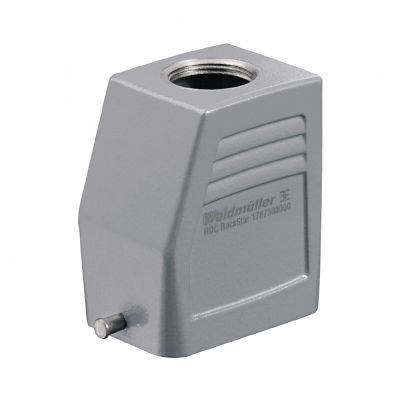 WEIDMULLER HDC 16D TOLU 1PG29G Obudowa (złącza przemysłowe), Wpust kablowy od g&oacute;ry, Korpus wtyczki, Zatrzask mocujący końcowy, na dole, Wielkość konstrukcyjna: 3, IP65 (po po 1652700000 /1szt./ (1652700000)