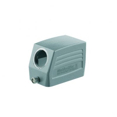 WEIDMULLER HDC 10B TSLU 1PG16G Obudowa (złącza przemysłowe), Wpust kablowy z boku, Korpus wtyczki, Zatrzask mocujący końcowy, na dole, Wielkość konstrukcyjna: 4, IP65 (po podłączeni 1655210000 /1szt./ (1655210000)