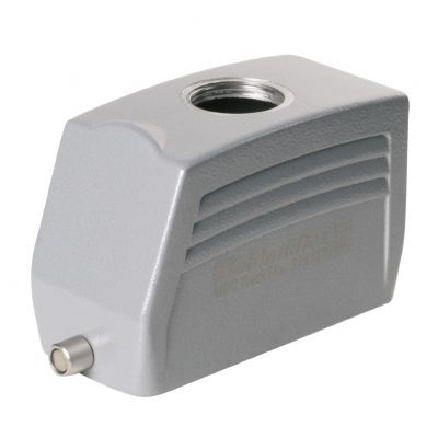WEIDMULLER HDC 16B TOLU 1PG21G Obudowa (złącza przemysłowe), Wpust kablowy od g&oacute;ry, Korpus wtyczki, Zatrzask mocujący końcowy, na dole, Wielkość konstrukcyjna: 6, IP65 (po po 1657960000 /1szt./ (1657960000)
