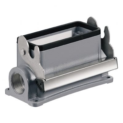 WEIDMULLER HDC 16B SLU 1PG21G Obudowa (złącza przemysłowe), Obudowa podstawy, Zatrzask mocujący końcowy, na dole, Wielkość konstrukcyjna: 6, IP65 (po podłączeniu) 1658110000 /1szt./ (1658110000)