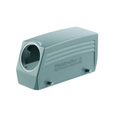 WEIDMULLER HDC 24B TSBU 1PG21G Obudowa (złącza przemysłowe), Wpust kablowy z boku, Korpus wtyczki, Zatrzask mocujący boczny u dołu, Wielkość konstrukcyjna: 8, IP65 (po podłączeniu) 1661230000 /1szt./ (1661230000)