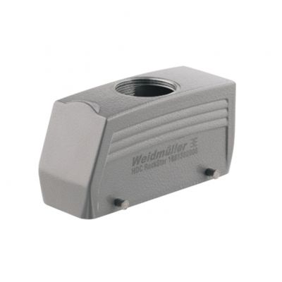 WEIDMULLER HDC 24B TOBU 1PG29G Obudowa (złącza przemysłowe), Wpust kablowy od g&oacute;ry, Korpus wtyczki, Zatrzask mocujący boczny u dołu, Wielkość konstrukcyjna: 8, IP65 (po podłą 1661380000 /1szt./ (1661380000)