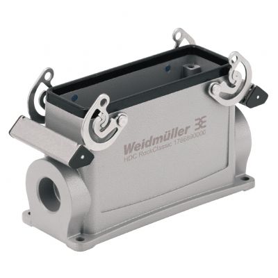 WEIDMULLER HDC 64D SBU 2PG21G Obudowa (złącza przemysłowe), Obudowa podstawy, Zatrzask mocujący boczny u dołu, Wielkość konstrukcyjna: 8, IP65 (po podłączeniu) 1661590000 /1szt./ (1661590000)