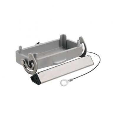 WEIDMULLER HDC 16A DODL 1LB Obudowa (złącza przemysłowe), Pokrywa dolnej części obudowy, Zatrzask mocujący końcowy, na dole, Wielkość konstrukcyjna: 5, IP65 (po podłączeniu) 1665900000 /1szt./ (1665900000)