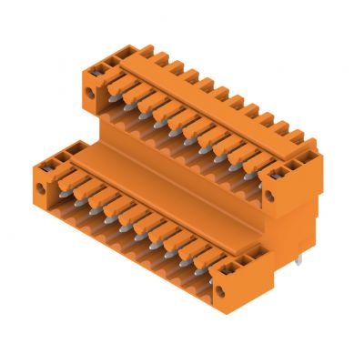 WEIDMULLER SLD 3.50V/22/90F 3.2SN OR BX Wtyki PCB (złącza płyty), 3.50 mm, Liczba biegunów: 22, kąt odejścia: 90° 1669660000 /10szt./ (1669660000)