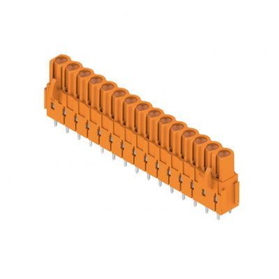 WEIDMULLER BLL 5.08/15/180B 3.2SN OR BX Wtyki PCB (złącza płyty), 5.08 mm, Liczba biegunów: 15, kąt odejścia: 180° 1682860000 /24szt./ (1682860000)
