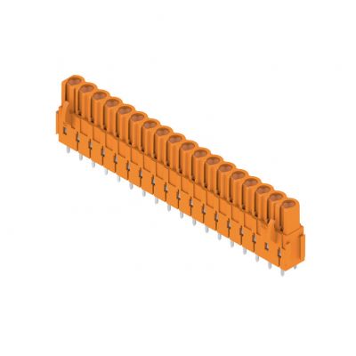 WEIDMULLER BLL 5.08/18/180B 3.2SN OR BX Wtyki PCB (złącza płyty), 5.08 mm, Liczba biegunów: 18, kąt odejścia: 180° 1682890000 /18szt./ (1682890000)