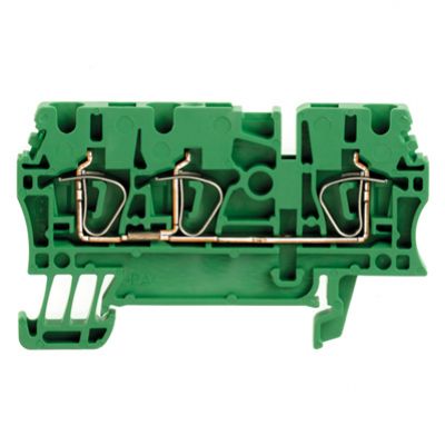 WEIDMULLER ZDU 2.5/3AN GN Blok zacisku przelotowego, złącze sprężynowe, 2.5 mm², 800 V, 24 A, liczba przyłączeń: 3 1683360000 /100szt./ (1683360000)