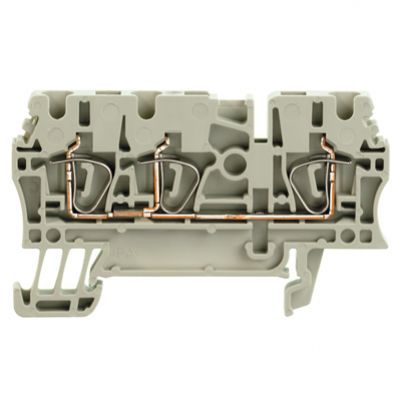 WEIDMULLER ZDU 2.5/3AN GR Blok zacisku przelotowego, złącze sprężynowe, 2.5 mm², 800 V, 24 A, liczba przyłączeń: 3 1683390000 /100szt./ (1683390000)