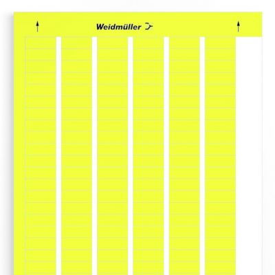 WEIDMULLER LM MT300 26/10 GE Oznaczenie urządzenia, samoprzylepny, 26 mm, poliester, bez PVC, żółty 1686401687 /10szt./ (1686401687)