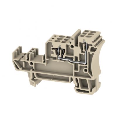 WEIDMULLER ZIA 1.5/3L-1S/10 Złączka inicjatora/elementu wykonawczego, złącze sprężynowe, 1.5 mm², 250 V, 17.5 A, liczba przyłączeń: 40, Ciemnobeżowy 1692610000 /10szt./ (1692610000)
