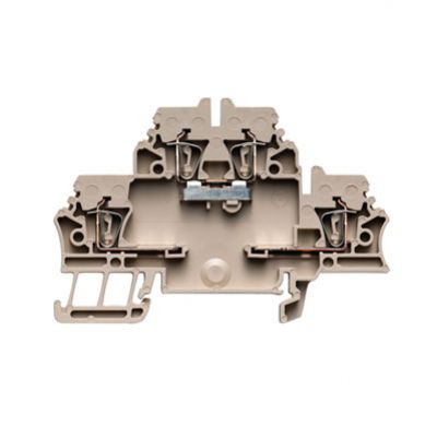 WEIDMULLER ZDK 2.5/D/0 Blok zaciskowy, złącze sprężynowe, 2.5 mm², TS 35, Ciemnobeżowy 1714970000 /50szt./ (1714970000)
