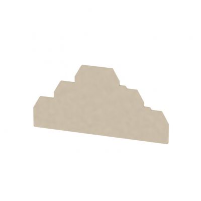WEIDMULLER ZAP ZDLD2.5-2 Płytka końcowa (styki), 119.2 mm x 1.5 mm, Ciemnobeżowy 1718370000 /20szt./ (1718370000)