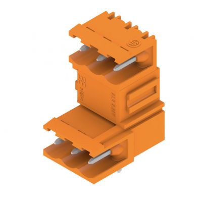 WEIDMULLER SLD 5.08V/06/90 3.2 SN OR BX Wtyki PCB (złącza płyty), 5.08 mm, Liczba biegunów: 6, kąt odejścia: 90° 1725180000 /50szt./ (1725180000)