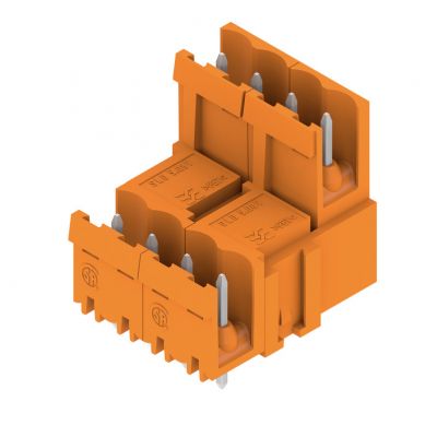 WEIDMULLER SLD 5.08V/08/180 3.2SN OR BX Wtyki PCB (złącza płyty), 5.08 mm, Liczba biegunów: 8, kąt odejścia: 180° 1725670000 /50szt./ (1725670000)