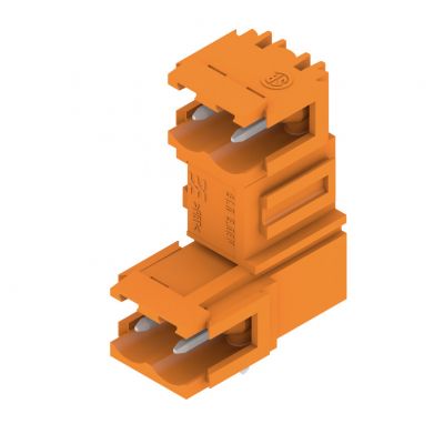WEIDMULLER SLD 5.08V/04/90B 3.2 SN OR BX Wtyki PCB (złącza płyty), 5.08 mm, Liczba biegunów: 4, kąt odejścia: 90° 1726280000 /50szt./ (1726280000)