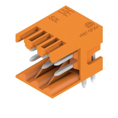 WEIDMULLER S2L 3.50/06/90 3.5SN OR BX Wtyki PCB (złącza płyty), 3.50 mm, Liczba biegunów: 6, kąt odejścia: 90° 1728150000 /174szt./ (1728150000)
