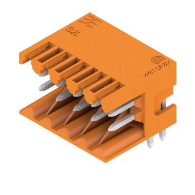 WEIDMULLER S2L 3.50/10/90 3.5SN OR BX Wtyki PCB (złącza płyty), 3.50 mm, Liczba biegunów: 10, kąt odejścia: 90° 1728170000 /102szt./ (1728170000)