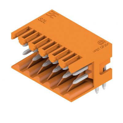 WEIDMULLER S2L 3.50/12/90 3.5SN OR BX Wtyki PCB (złącza płyty), 3.50 mm, Liczba biegunów: 12, kąt odejścia: 90° 1728180000 /84szt./ (1728180000)