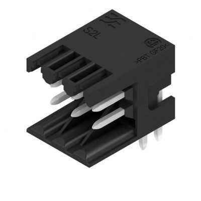 WEIDMULLER S2L 3.50/06/90 3.5SN BK BX Wtyki PCB (złącza płyty), 3.50 mm, Liczba biegunów: 6, kąt odejścia: 90° 1728310000 /174szt./ (1728310000)