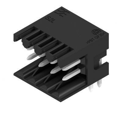 WEIDMULLER S2L 3.50/08/90 3.5SN BK BX Wtyki PCB (złącza płyty), 3.50 mm, Liczba biegunów: 8, kąt odejścia: 90° 1728320000 /132szt./ (1728320000)