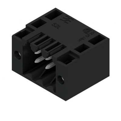 WEIDMULLER S2L 3.50/06/90F 3.5SN BK BX Wtyki PCB (złącza płyty), 3.50 mm, Liczba biegunów: 6, kąt odejścia: 90° 1728630000 /102szt./ (1728630000)