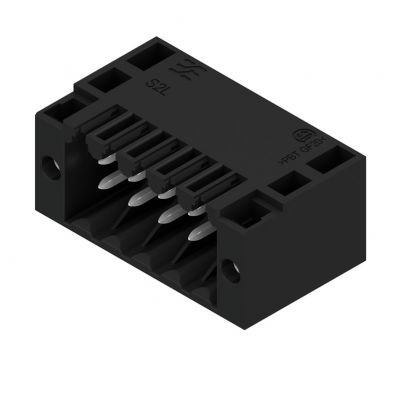 WEIDMULLER S2L 3.50/10/90F 3.5SN BK BX Wtyki PCB (złącza płyty), 3.50 mm, Liczba biegunów: 10, kąt odejścia: 90° 1728650000 /72szt./ (1728650000)