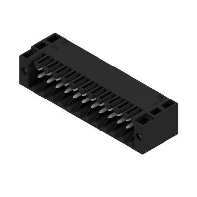 WEIDMULLER S2L 3.50/24/90F 3.5SN BK BX Wtyki PCB (złącza płyty), 3.50 mm, Liczba biegunów: 24, kąt odejścia: 90° 1728720000 /36szt./ (1728720000)