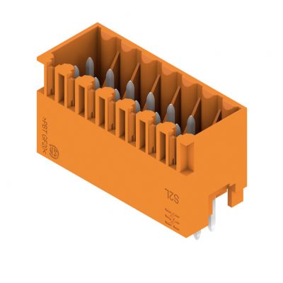 WEIDMULLER S2L 3.50/14/180G 3.5SN OR BX Wtyki PCB (złącza płyty), 3.50 mm, Liczba biegunów: 14, kąt odejścia: 180° 1728830000 /72szt./ (1728830000)