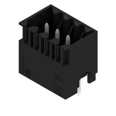 WEIDMULLER S2L 3.50/08/180G 3.5SN BK BX Wtyki PCB (złącza płyty), 3.50 mm, Liczba biegunów: 8, kąt odejścia: 180° 1728960000 /120szt./ (1728960000)