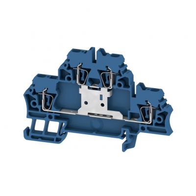 WEIDMULLER ZDK 2.5V BL Zacisk modułowy wielorzędowy, złącze sprężynowe, 2.5 mm², 500 V, 20 A, liczba poziomów: 2, niebieski 1745880000 /50szt./ (1745880000)