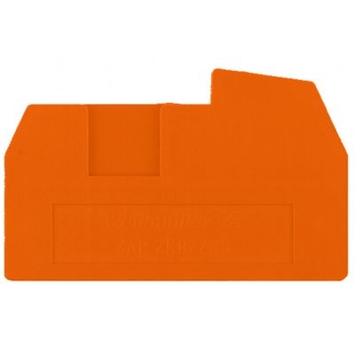 WEIDMULLER ZAP ZKB/ZKS OR Płytka końcowa (styki), 43 mm x 2.5 mm, pomarańczowy 1747310000 /20szt./ (1747310000)