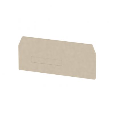 WEIDMULLER ZAP/TW ZDU10 Płyta separacyjna (terminal), Płyta zamykająca i pośrednia, 74 mm x 42.8 mm, Ciemnobeżowy 1748660000 /20szt./ (1748660000)