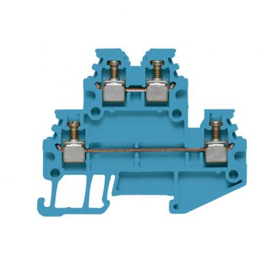 WEIDMULLER WDK 1.5/R3.5 BL Zacisk modułowy wielorzędowy, złącze śrubowe, 1.5 mm², 400 V, 16 A, liczba poziomów: 2, niebieski 1754180000 /100szt./ (1754180000)