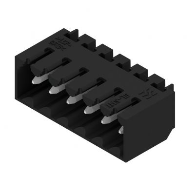 WEIDMULLER SL-SMT 3.50/06/90G 1.5SN BK RL Wtyki PCB (złącza płyty), 3.50 mm, Liczba biegunów: 6, kąt odejścia: 90° 1761584001 /385szt./ (1761584001)