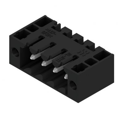 WEIDMULLER SL-SMT 3.50/04/90F 1.5SN BK BX Wtyki PCB (złącza płyty), 3.50 mm, Liczba biegunów: 4, kąt odejścia: 90° 1762022001 /84szt./ (1762022001)