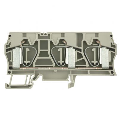 WEIDMULLER ZDU 16/3AN Blok zacisku przelotowego, złącze sprężynowe, 16 mm², 800 V, 76 A, liczba przyłączeń: 3 1768320000 /20szt./ (1768320000)
