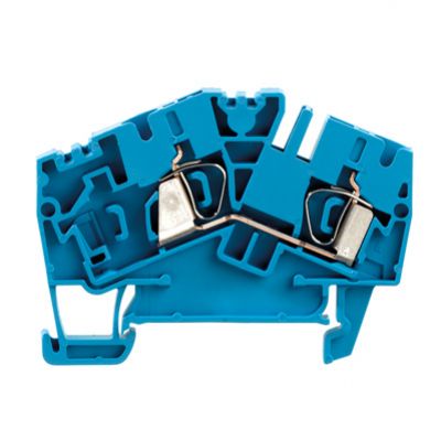 WEIDMULLER ZDU 4-2/2AN BL Blok zacisku przelotowego, złącze sprężynowe, 4 mm², 800 V, 32 A, liczba przyłączeń: 2 1770840000 /100szt./ (1770840000)