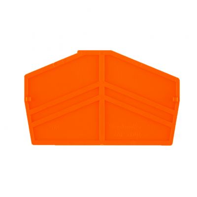WEIDMULLER ZAP ZDU4-2 OR Płytka końcowa (styki), 61.5 mm x 2 mm, pomarańczowy 1770890000 /50szt./ (1770890000)